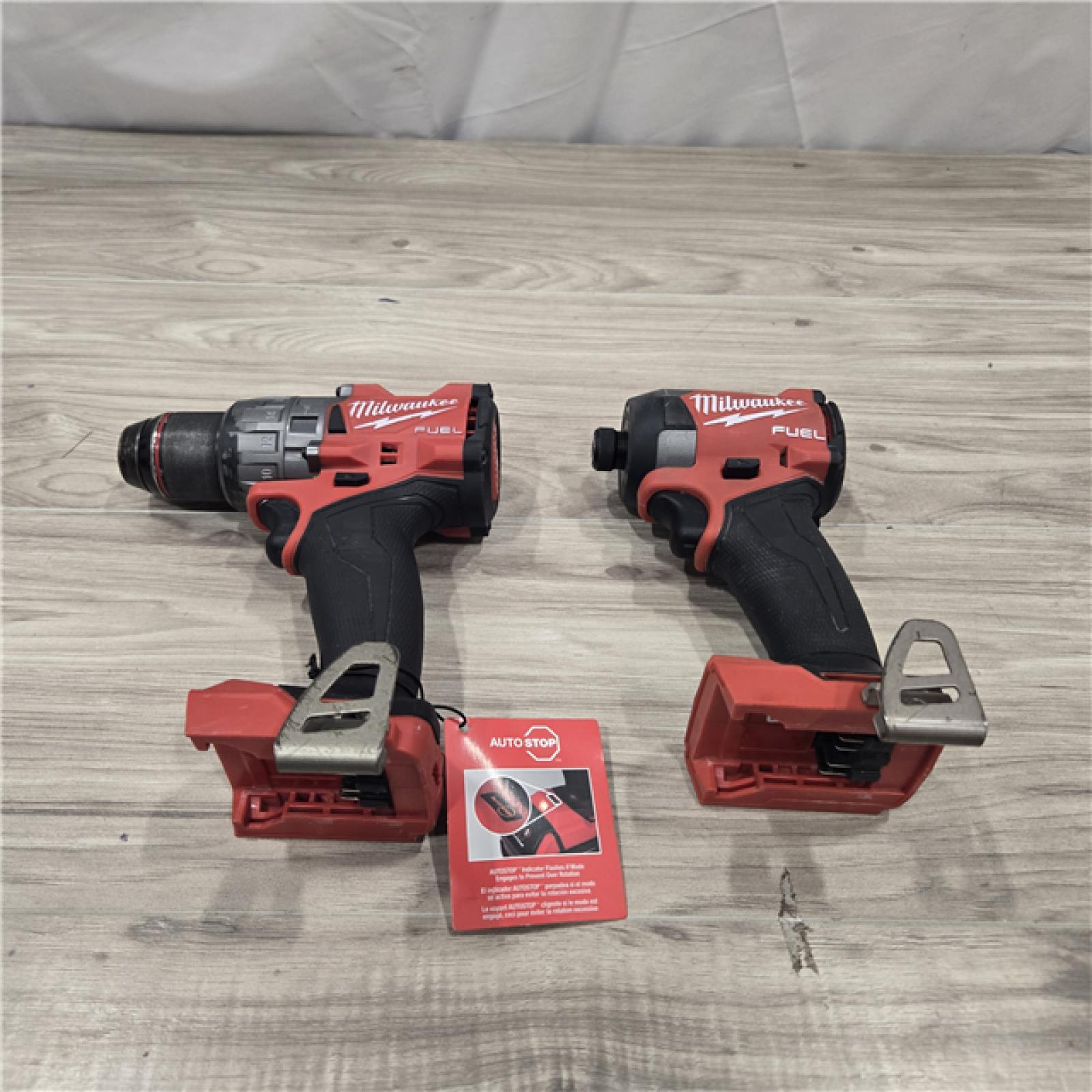 AS-IS MILWAUKEE FUEL 18V Cordless Hammer Drill and Impact Driver Combo Kit