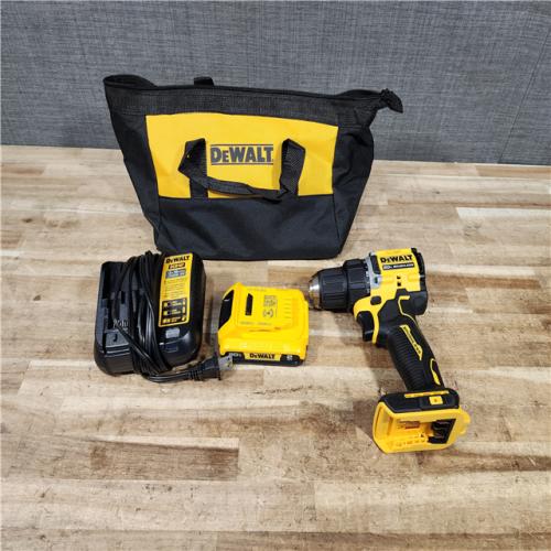 HOUSTON LOCATION - AS - IS DEWALT Atomic 20V Lithium-Ion Cordless Compact 1/2 in. Drill/Driver Kit