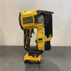 AS-IS - DeWalt ATOMIC 20V MAX Lithium Ion Cordless 23 Gauge Pin Nailer Kit