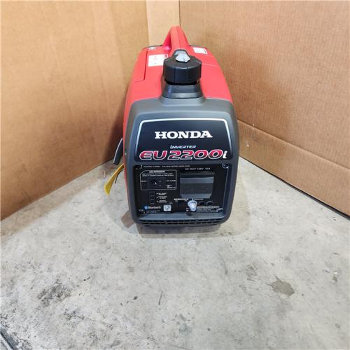 HOUSTON Location-AS-IS-Honda 2200-Watt Remote Stop/Recoil Start Bluetooth Super Quiet Gasoline Powered Inverter Generator with Advanced CO Shutdown APPEARS IN NEW! Condition