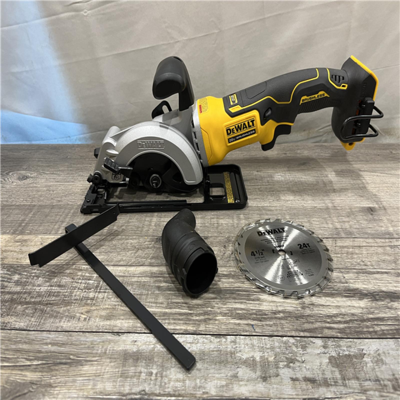 AS-IS DEWALT ATOMIC 20V MAX Cordless Brushless 4-1/2 in. Circular Saw (Tool Only)