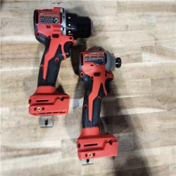 HOUSTON LOCATION - AS-IS M18 18-Volt Lithium-Ion Brushless Cordless Compact Hammer Drill/Impact Combo Kit (2-Tool) with (2) Batteries  Bag