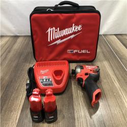 AS-IS Milwaukee FUEL SURGE 12V Lithium-Ion Brushless Cordless 1/4 in. Hex Impact Driver Compact Kit