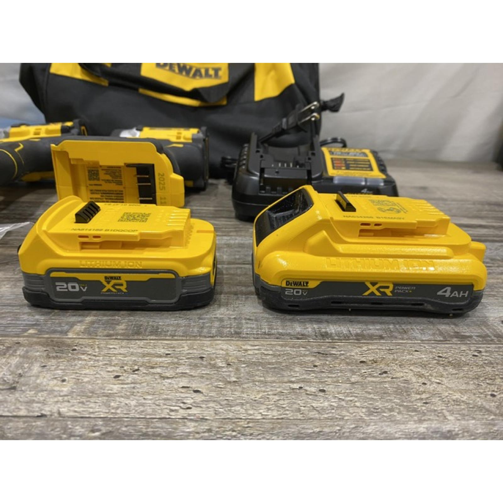 AS-IS DEWALT 20V XR Lithium-Ion Cordless 2-Tool Combo Kit