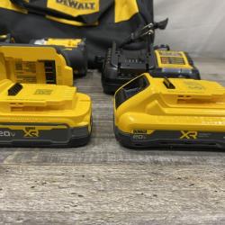 AS-IS DEWALT 20V XR Lithium-Ion Cordless 2-Tool Combo Kit