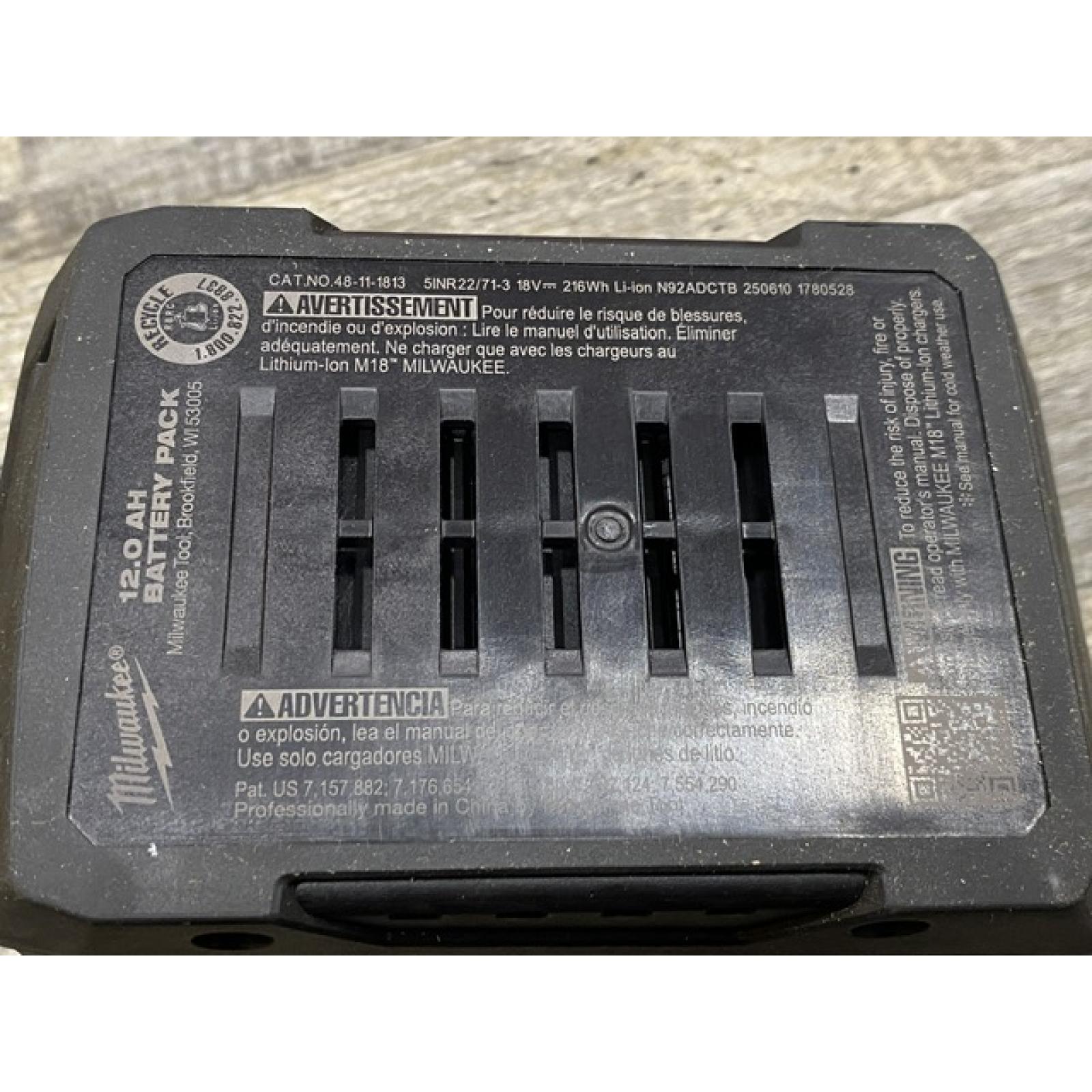 AS-IS Milwaukee 18-Volt Lithium-Ion REDLITHIUM FORGE Starter Kit