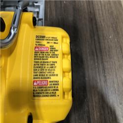 AS-IS DEWALT 20V MAX Cordless Brushless 6-1/2 in. Sidewinder Style Circular Saw (Tool Only)