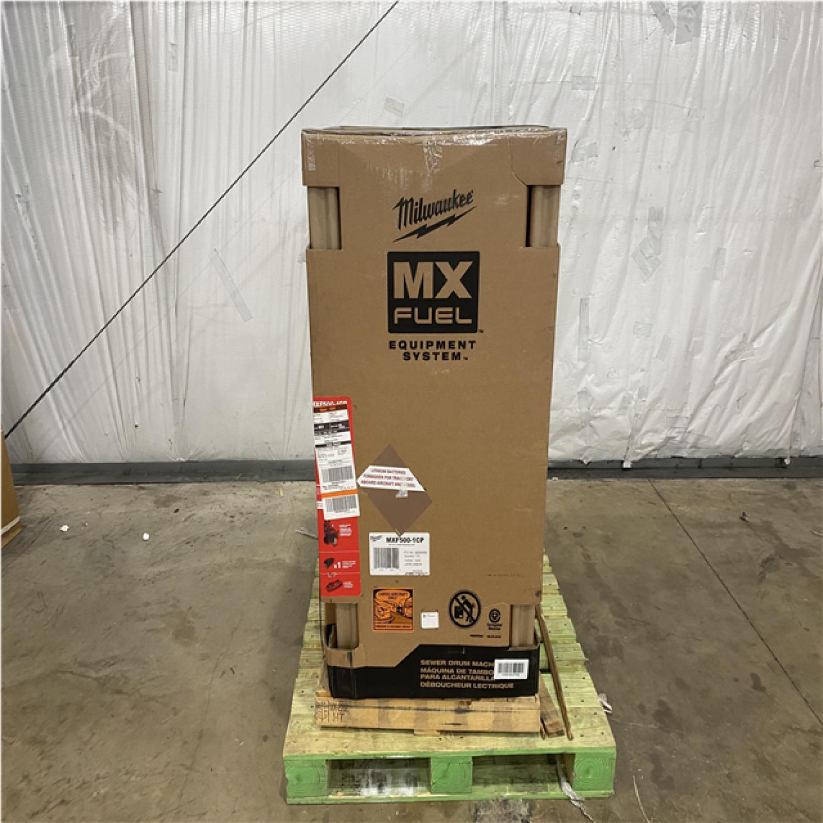 Houston Location - AS-IS Tool Pallet MILWAUKEE SEWER DRUM MACHINE