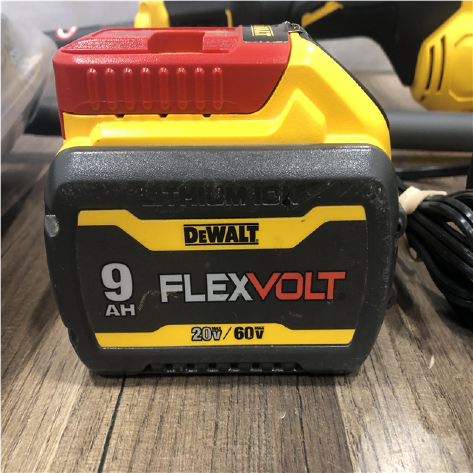 AS-IS DEWALT FLEXVOLT 60V MAX 17 in. Cordless Battery Powered Attachment Capable Trimmer Kit