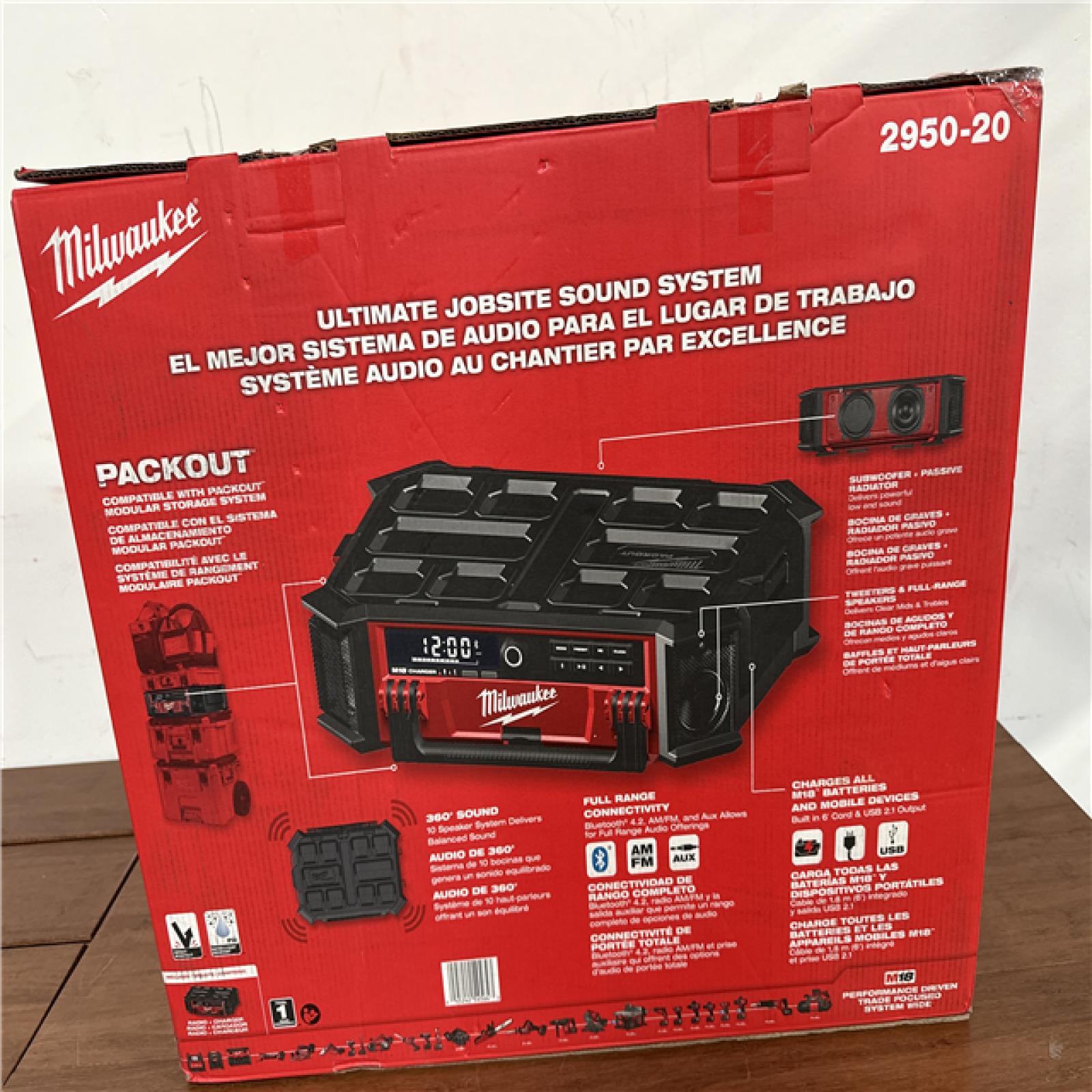 California NEW Milwaukee Packout Radio
