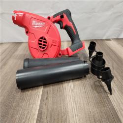 AS-IS Milwaukee M18 18V Lithium-Ion Cordless Compact Blower (Tool-Only)