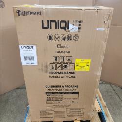 Phoenix NEW Unique 20 in. 2.4 cu. ft. Propane Gas Off-Grid Range with Battery Ignition Sealed Burners in White (SEALED)