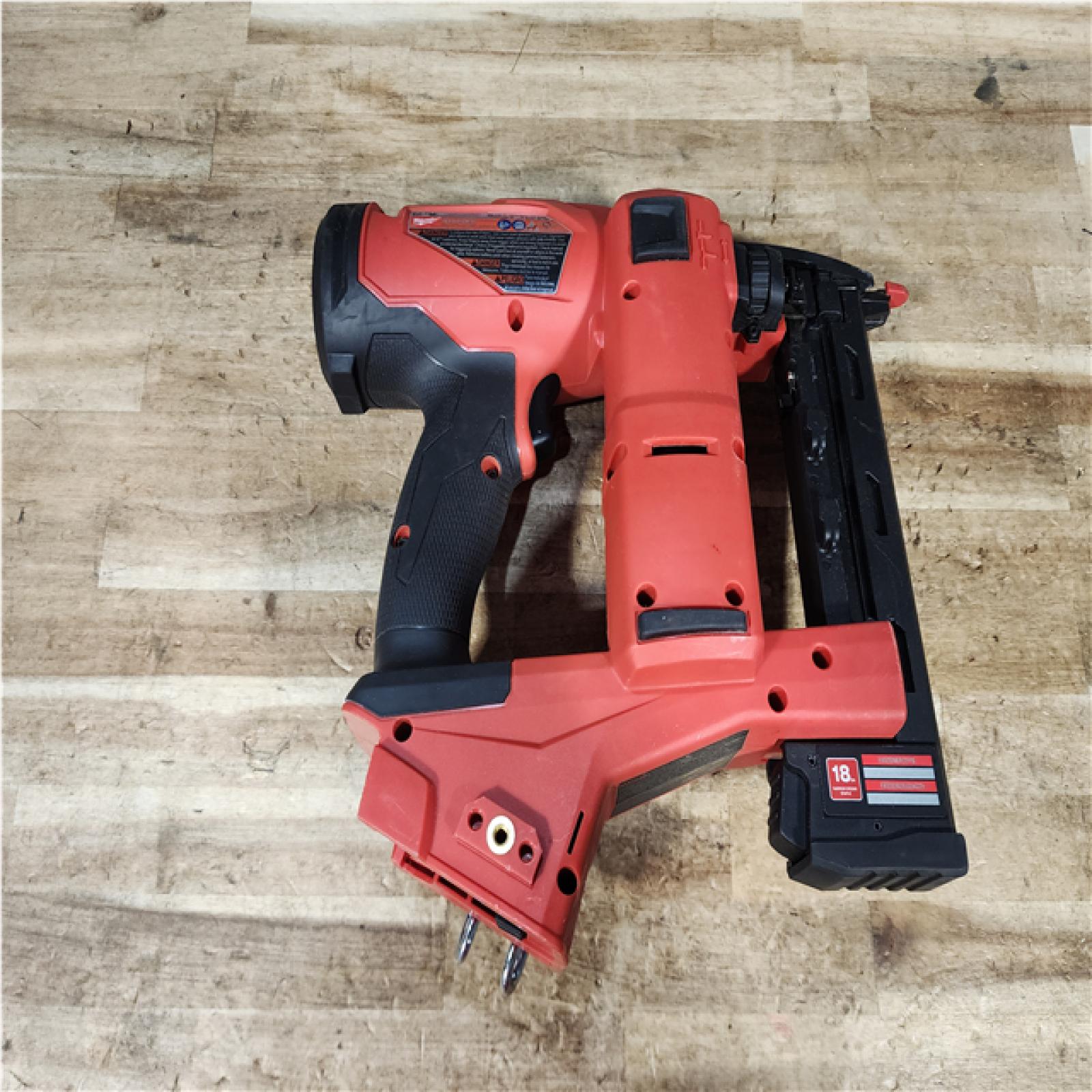 HOUSTON LOCATION - AS - IS Milwaukee FUEL 18-Volt Lithium-Ion Brushless Cordless 18-Gauge 1/4 in. Narrow Crown Stapler (Tool-Only)
