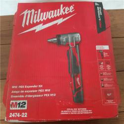 California AS-IS Milwaukee M12 Pex Expander Kit  Includes (1) Battery  Charger & Hard Case