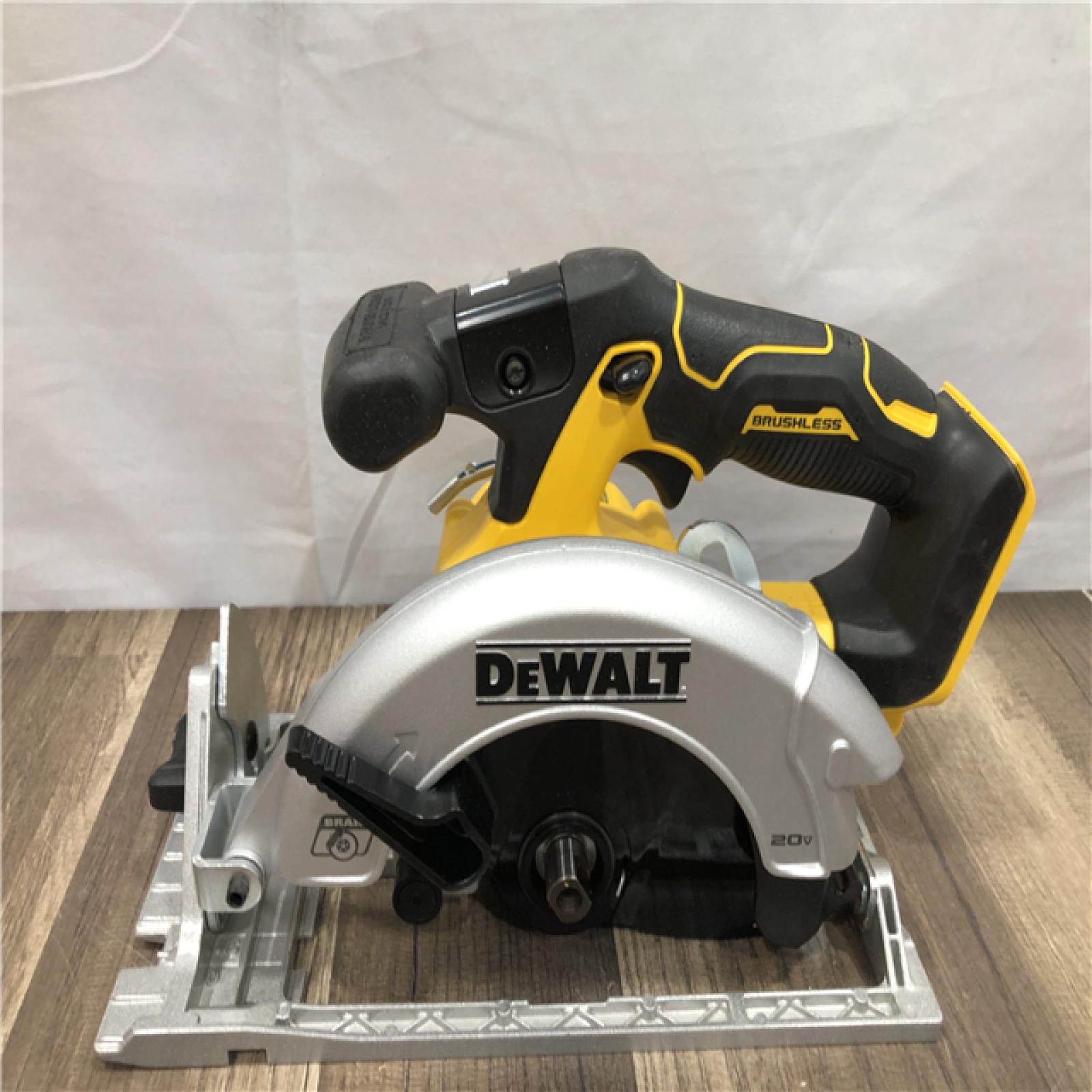 AS-IS DEWALT 20V MAX Cordless Brushless 6-1/2 in. Sidewinder Style Circular Saw (Tool Only)