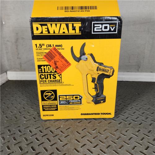 Houston Location - AS-IS Dewalt DCPR320B 20V MAX 1-1/2  Cordless Pruner (Bare Tool) - Appears IN USED Condition
