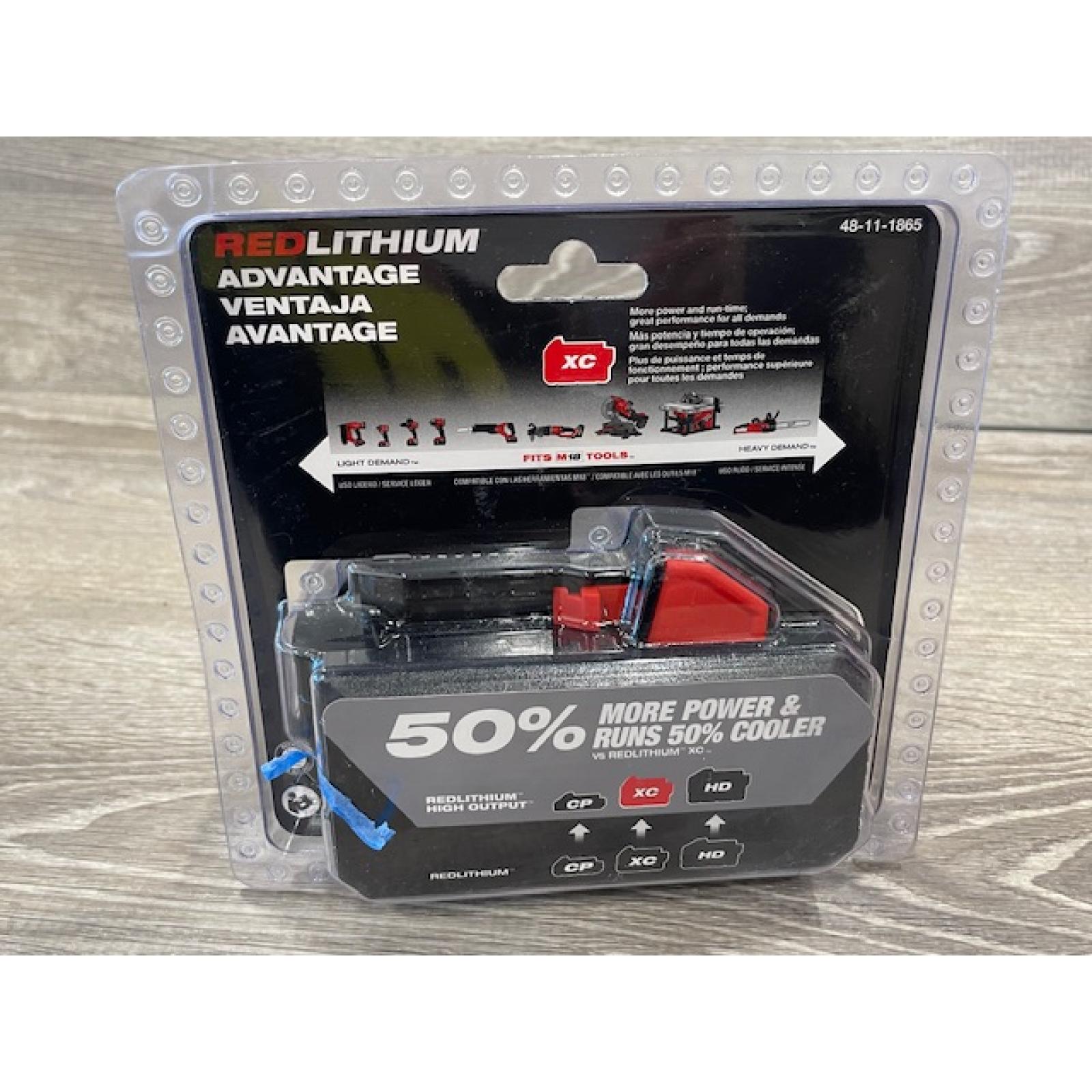 AS-IS Milwaukee M18 18-Volt Lithium-Ion High Output Battery Pack 6.0Ah
