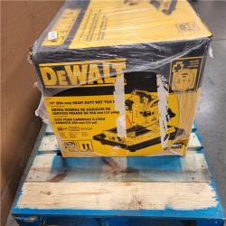 CALIFORNIA AS-IS NEW DEWALT HEAVY DUTY WET TILE SAW