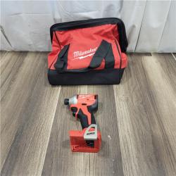 AS IS Milwaukee M18 Compact Brushless 1/4  Hex Impact Driver Kit