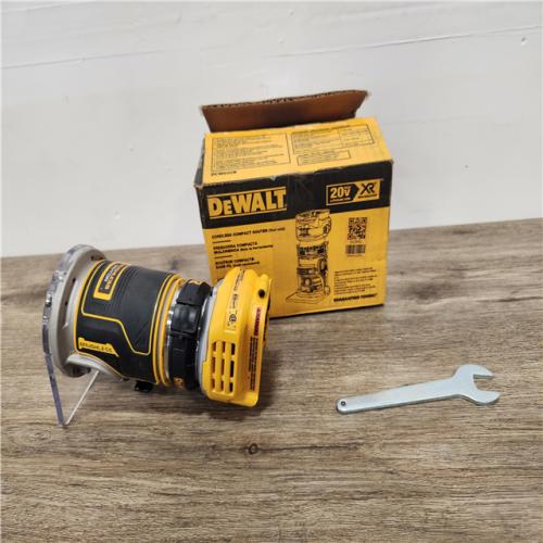 Phoenix Location Appears NEW DEWALT 20V MAX XR Cordless Brushless Fixed Base Compact Router (Tool Only) DCW600B