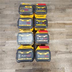 HOUSTON LOCATION - AS-IS DEWALT BATTERY PACK QTY - 8