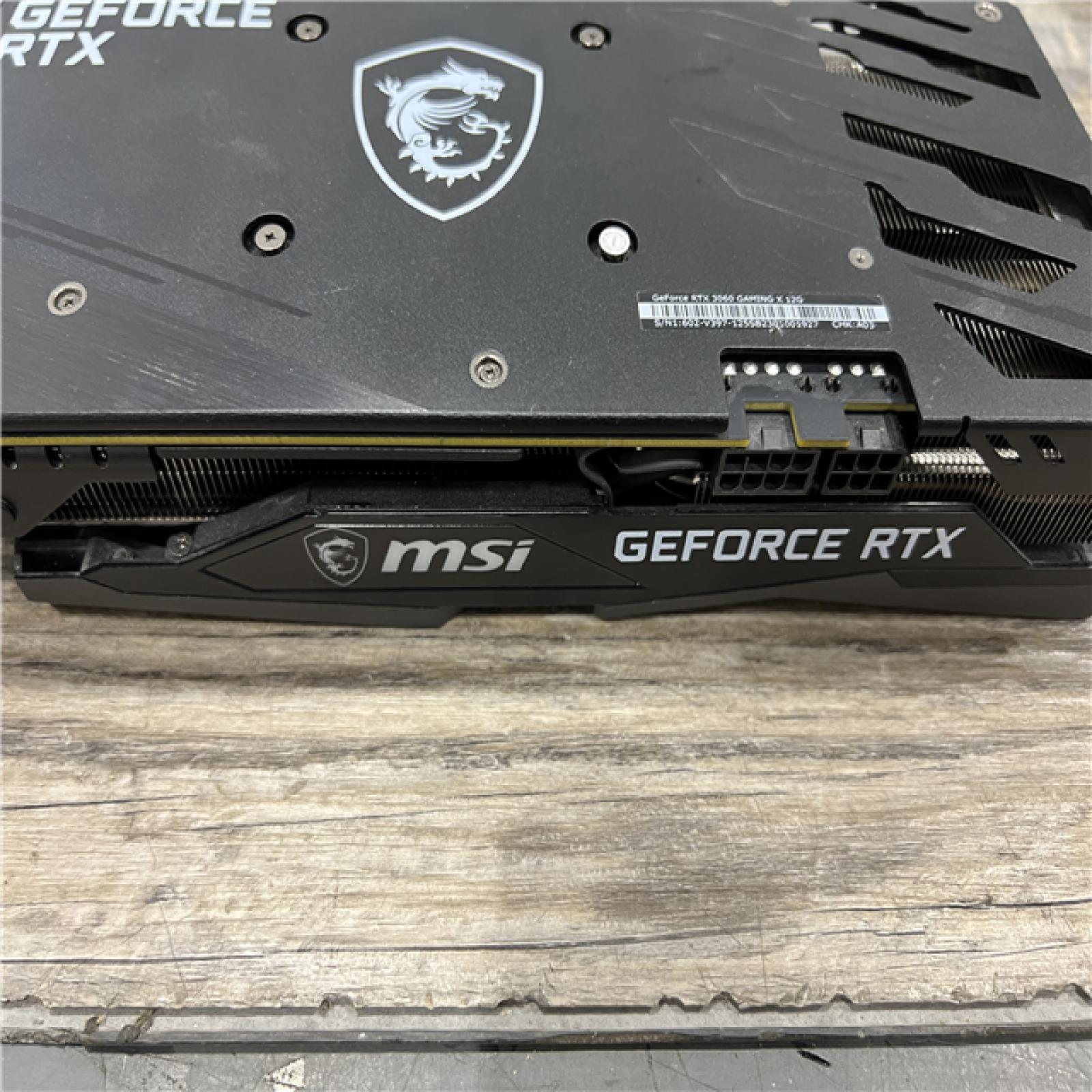 AS-IS MSI Gaming GeForce RTX 3060 12GB 15 Gbps GDRR6