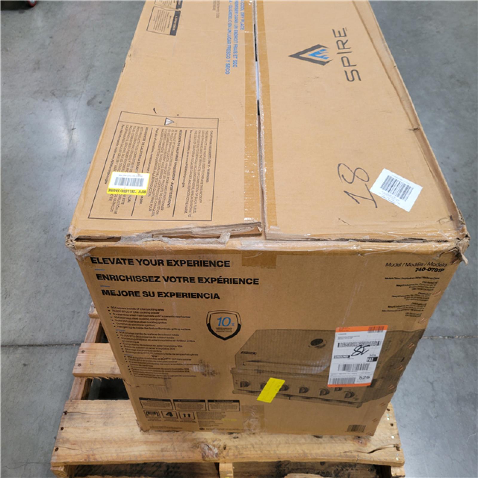 CALIFORNIA NEW SPIRE 6-BURNER BUILT-IN PROPANE GAS ISLAND GRILL HEAD