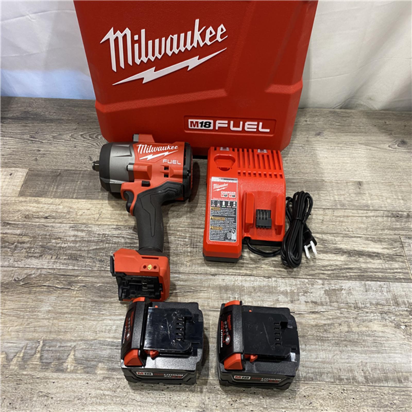 AS-IS Milwaukee FUEL 18V Lithium-Ion Brushless Cordless High-Torque 1/2 in. Impact Wrench w/Friction Ring Kit