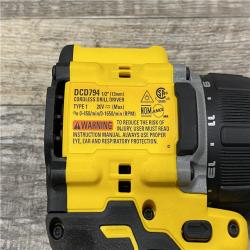 AS-IS DEWALT Atomic 20V Lithium-Ion Cordless Compact 1/2 in. Drill/Driver Kit