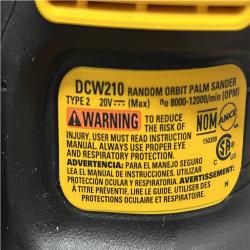AS-IS DEWALT 20V MAX XR Cordless Brushless 5 in. Random Orbital Sander (Tool Only)