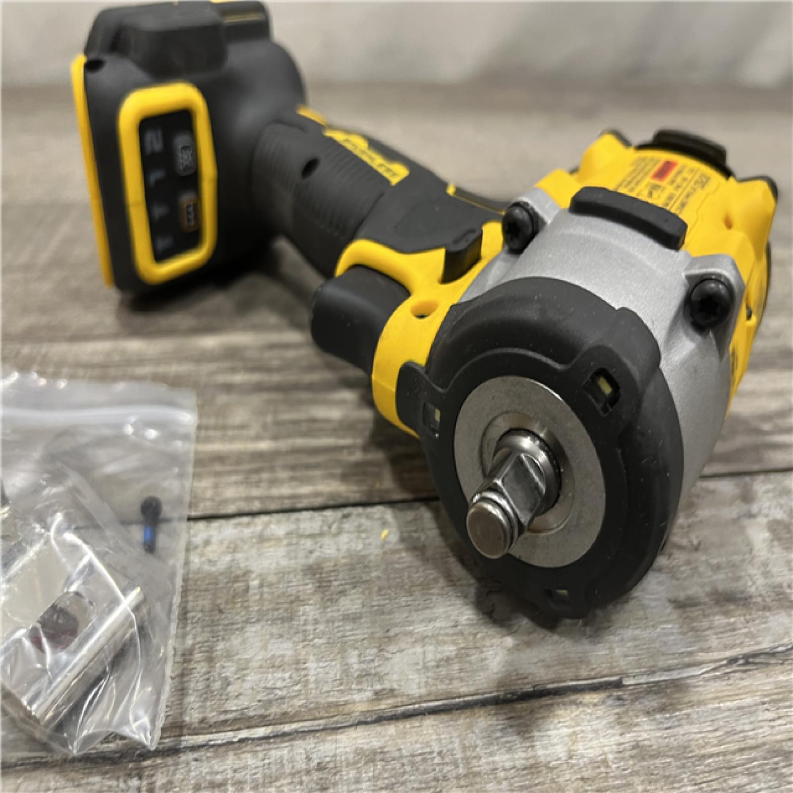 AS-IS DEWALT ATOMIC 20V MAX Cordless Brushless 3/8 in.Variable Speed Impact Wrench (Tool Only)