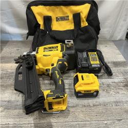 AS-IS DEWALT 20-Volt 21° Cordless Framing Nailer Kit