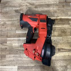 Houston Location AS-IS Milwaukee FUEL 18-Volt Lithium-Ion Brushless Cordless Coil Roofing Nailer (Tool Only)