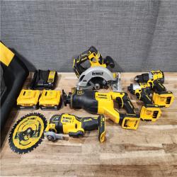 HOUSTON LOCATION - AS-IS DEWALT 20V Lithium-Ion Cordless 5-Tool Combo Kit