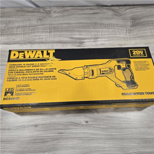 NEW! - Dewalt 20V MAX 18 Gauge Swivel Head Shears Bare (Tool Only)