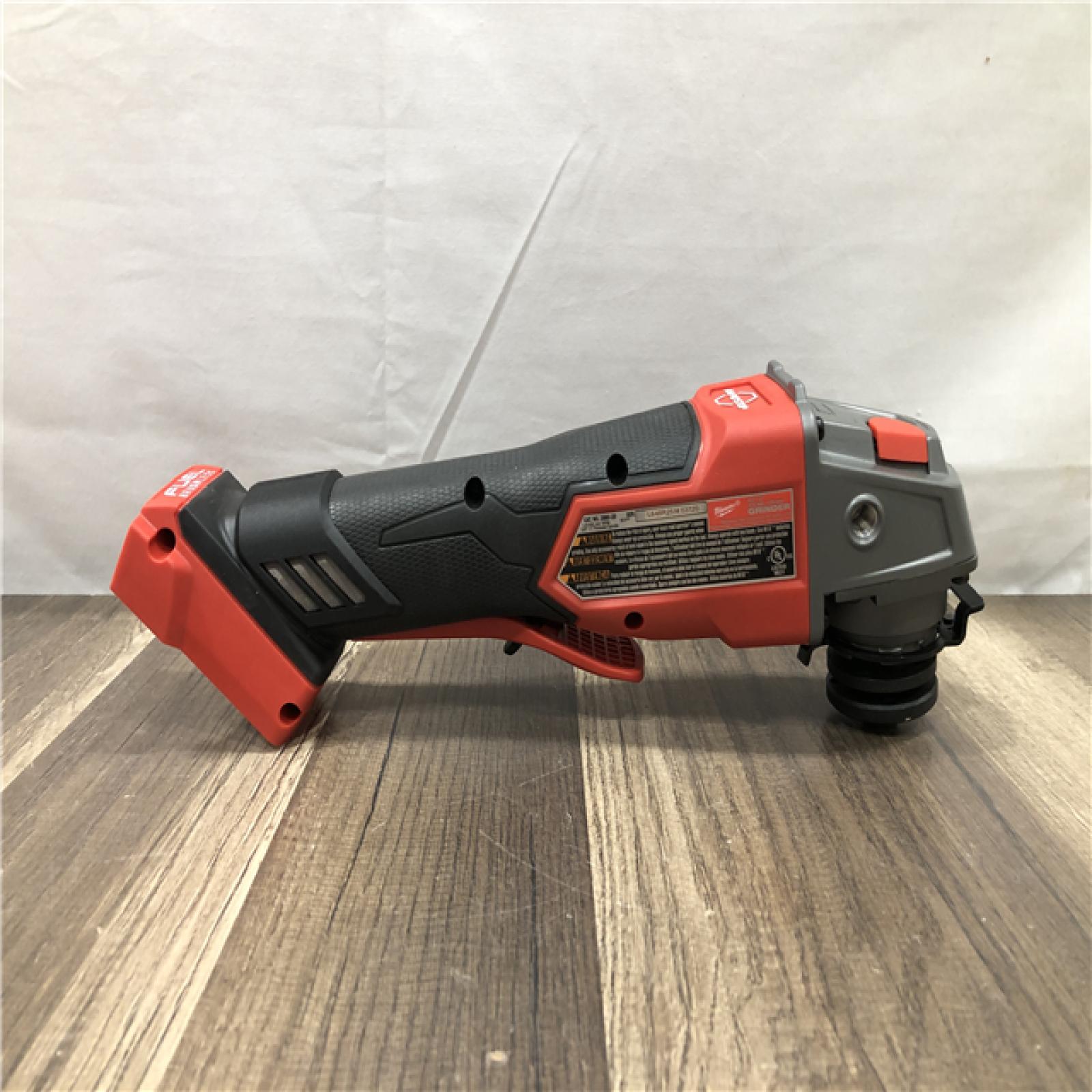AS-IS Milwaukee FUEL 18V Lithium-Ion Brushless Cordless 4-1/2 in./5 in. Grinder w/Paddle Switch (Tool-Only)