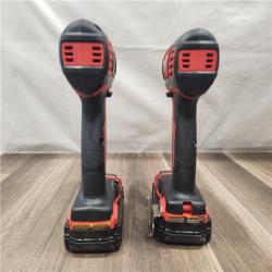 AS-IS- Milwaukee 18V Cordless Brushed 2-Tool Drill/Driver and Impact Driver Kit