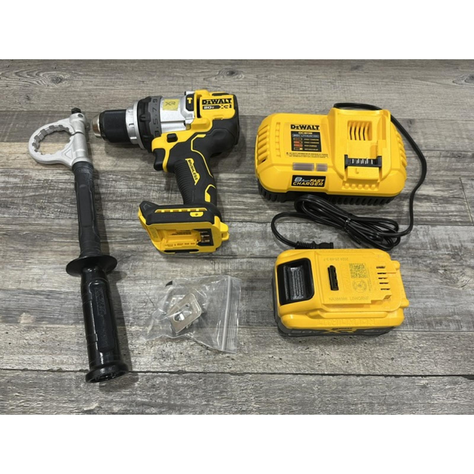 AS-IS DEWALT 20V XR Lithium-Ion Cordless Hammer Drill Kit