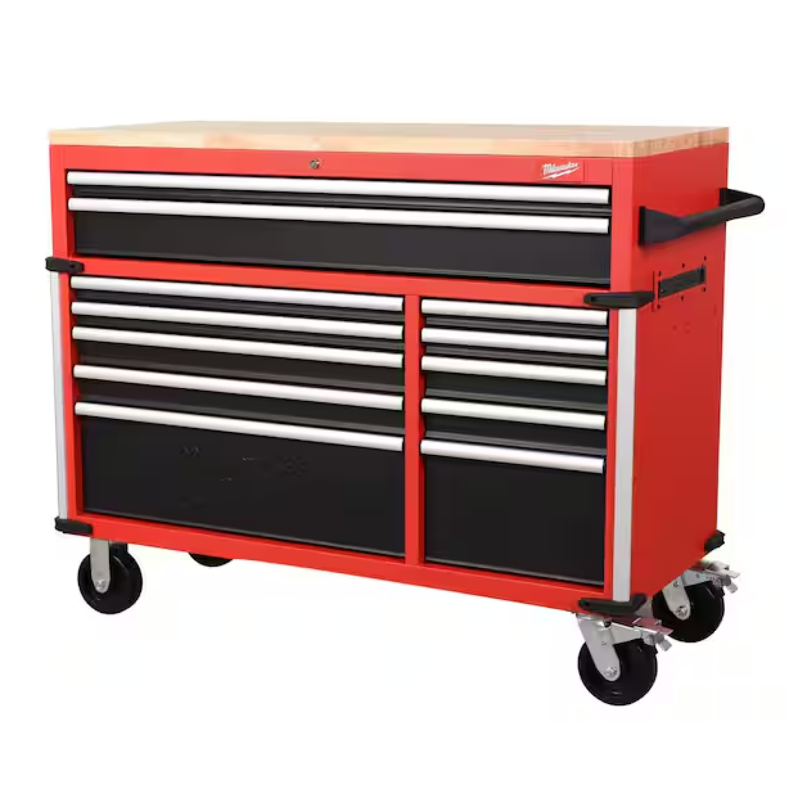 DALLAS LOCATION- Milwaukee High Capacity 52 in. W x 22.1 in. D 12-Drawer Mobile Workbench Cabinet