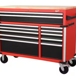 DALLAS LOCATION- Milwaukee High Capacity 52 in. W x 22.1 in. D 12-Drawer Mobile Workbench Cabinet