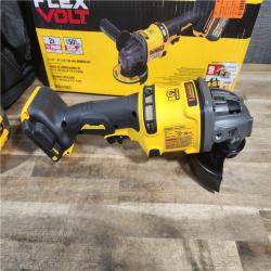 HOUSTON LOCATION - AS-IS DeWalt Flexvolt 60V Max Cordless Grinder  4.5 in; 6 in  Kit  1 KT (115-DCG418X2)