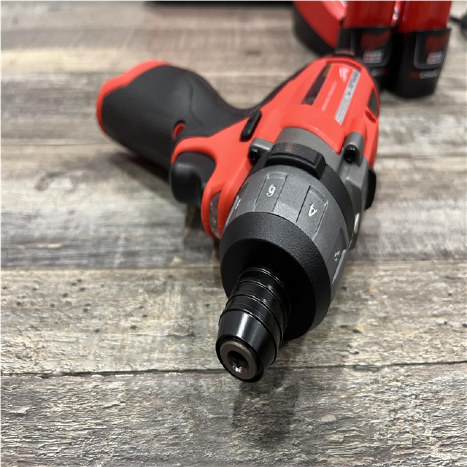 AS-IS Milwaukee FUEL 12-Volt Lithium-Ion Brushless Cordless 1/4 in. Hex 2-Speed Screwdriver Kit