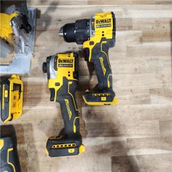 HOUSTON LOCATION - AS-IS DEWALT 5 TOOL COMBO KIT W/ (2) BATTERY & CHARGER