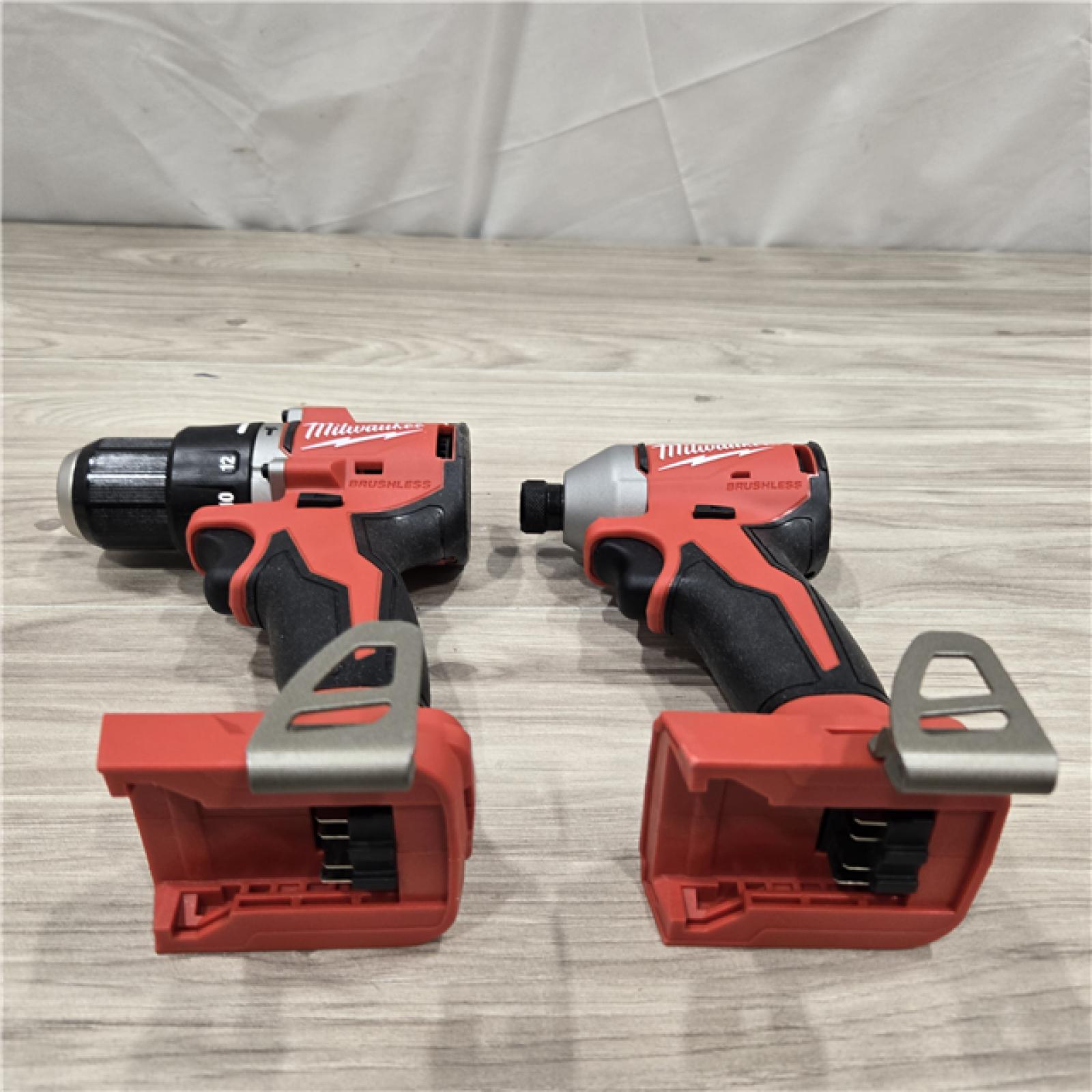 AS-IS Milwaukee M18 Compact Brushless 2-Tool Combo Kit