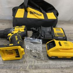 AS-IS DEWALT ATOMIC 20V Cordless 1/2 in. Compact Hammer Drill Kit