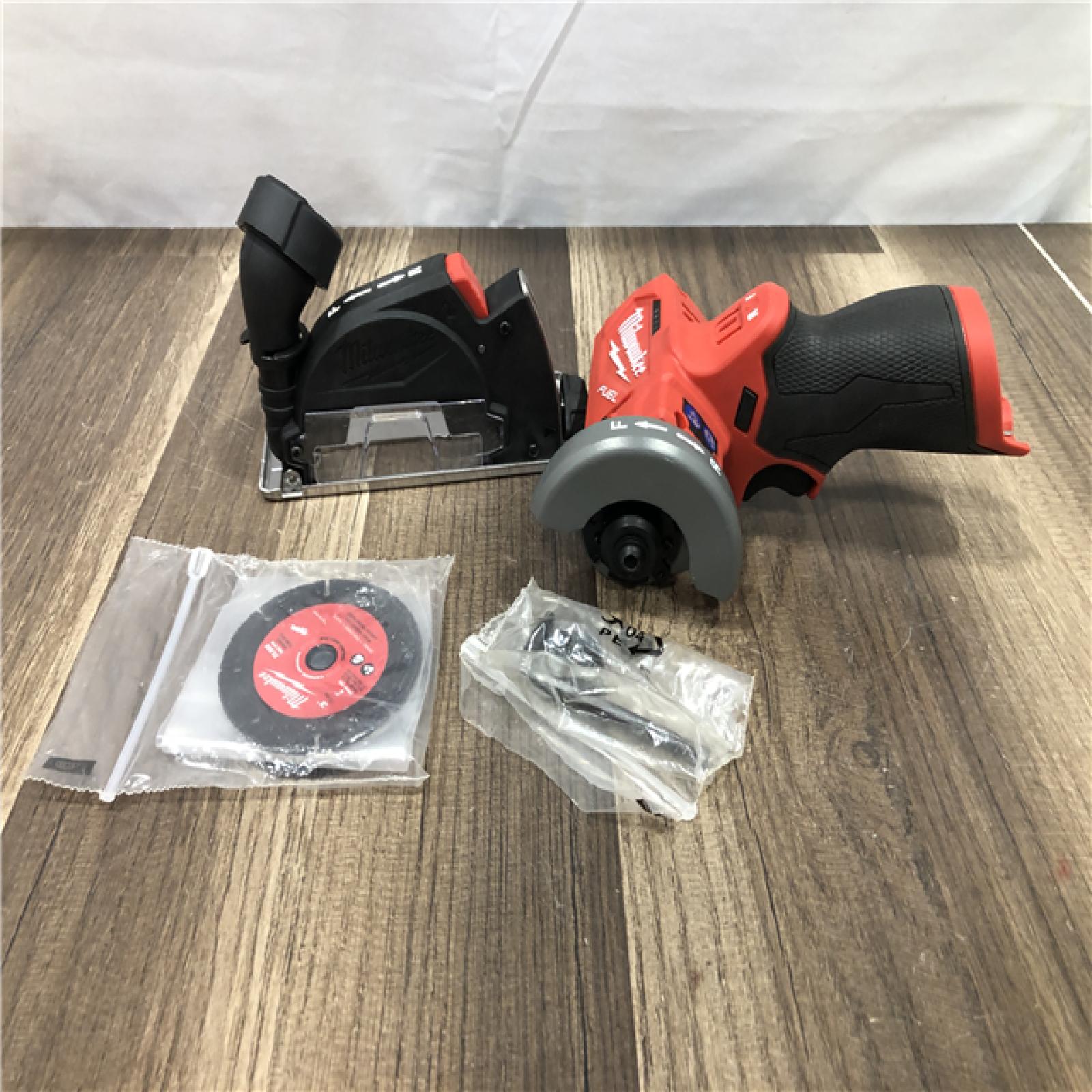 AS-IS Milwaukee  FUEL 12V Lithium-Ion Brushless Cordless 3 in. Cut Off Saw (Tool-Only)