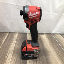 AS-IS Milwaukee M18 FUEL 18V Lithium-Ion Brushless Cordless 1/4 in. Hex Impact Driver Kit