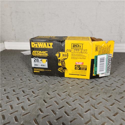 Houston Location - AS-IS DEWALT ATOMIC 20V MAX* 1/2 in. Cordless Impact Wrench with Hog Ring Anvil (Tool Only) - Appears IN NEW Condition