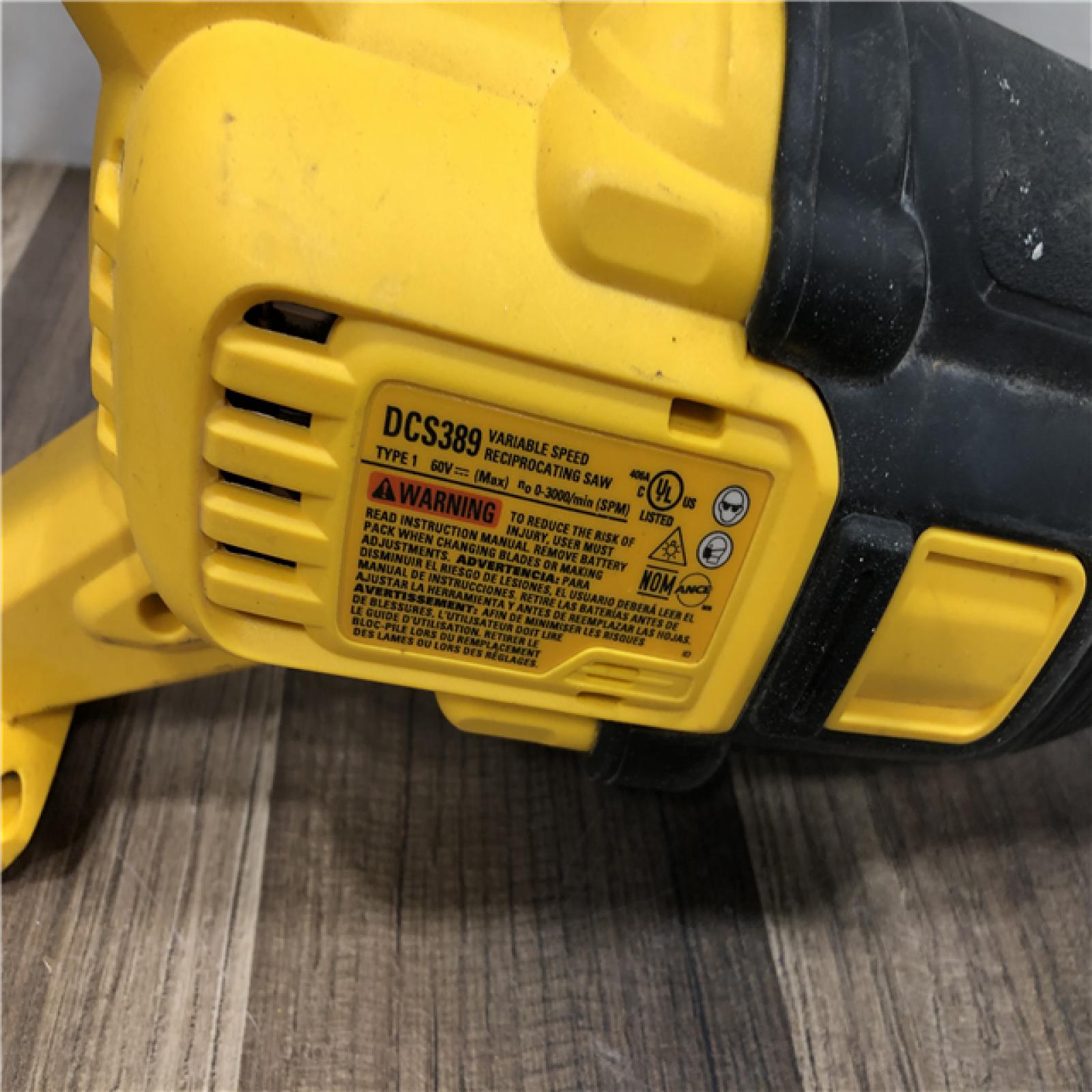 AS-IS DEWALT FLEXVOLT 60V MAX Cordless Brushless Reciprocating Saw (Tool Only)