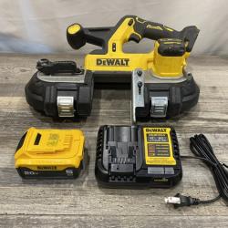AS-IS DEWALT 20-Volt MAX Lithium-Ion 3-3/8 in. Cordless Band Saw Kit